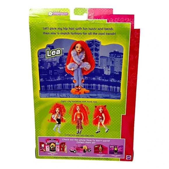 Vintage Polly Pocket Dare to Hair City Style Lea  2003 New - Picture 5 of 7